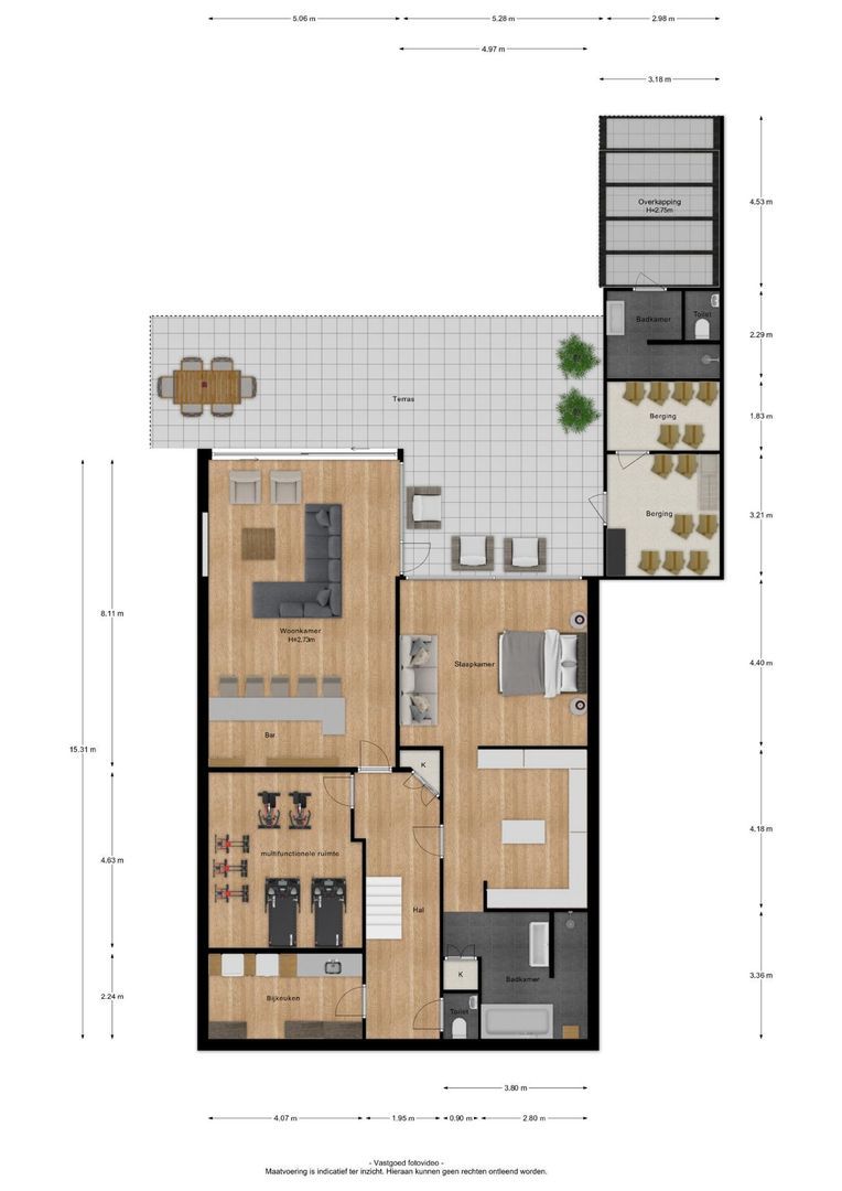 Rijksstraatweg 252, Elst Ut plattegrond-2