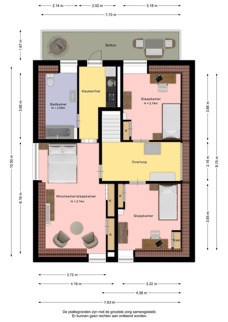 Schoutenboomgaardweg 2, Rhenen plattegrond-2