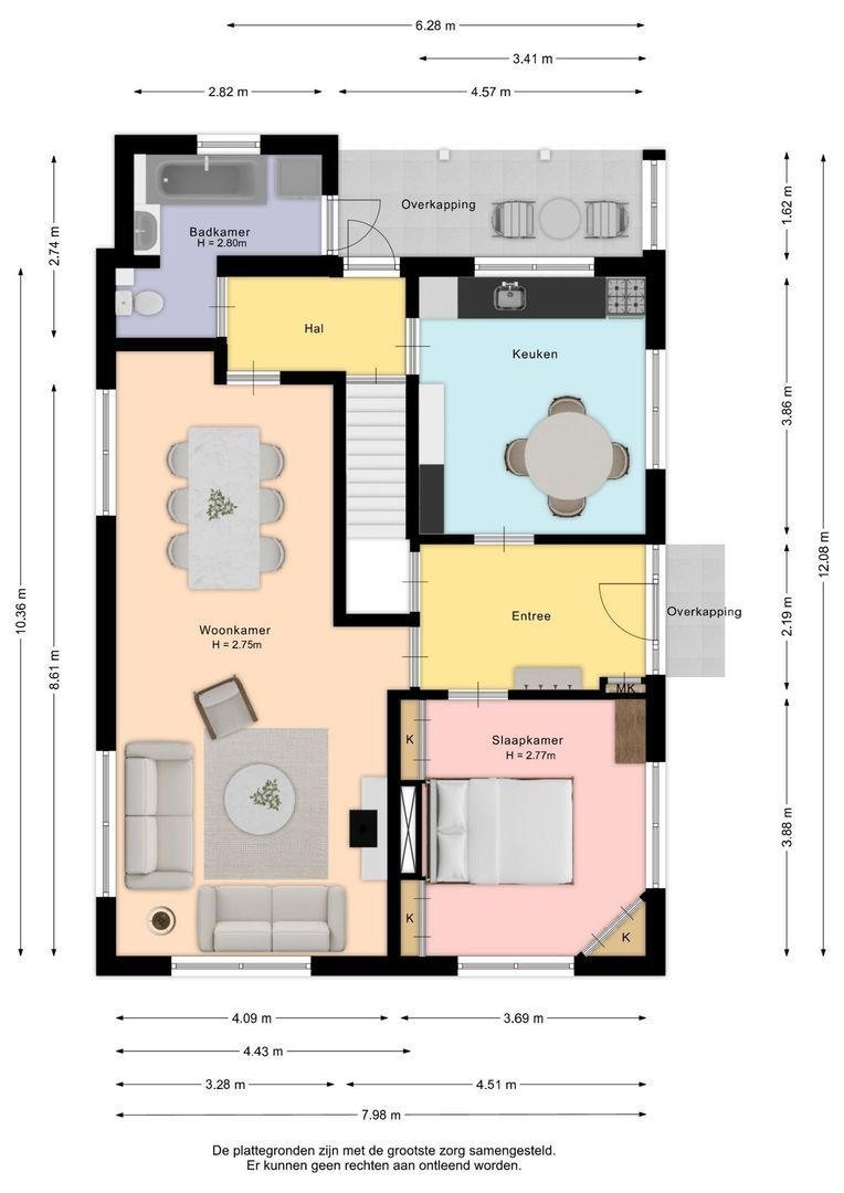 Schoutenboomgaardweg 2, Rhenen plattegrond-1