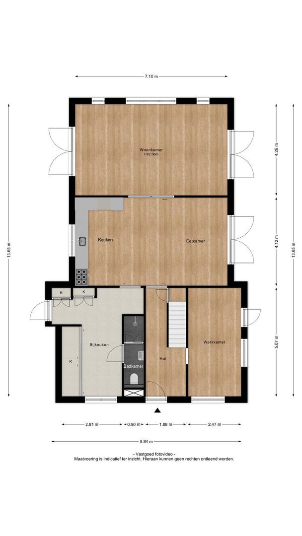 Cuneraweg 307, Rhenen plattegrond-0