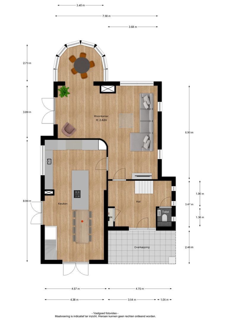Jan van Arkelweg 2, Rhenen plattegrond-0