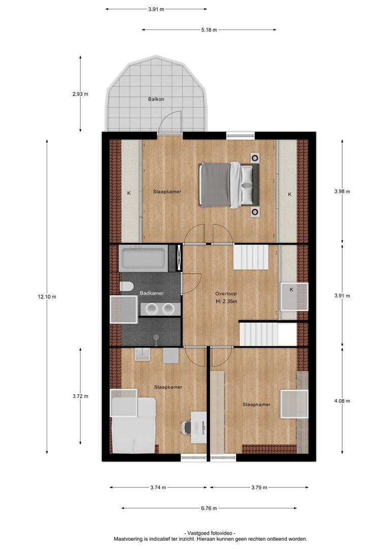 Jan van Arkelweg 2, Rhenen plattegrond-1