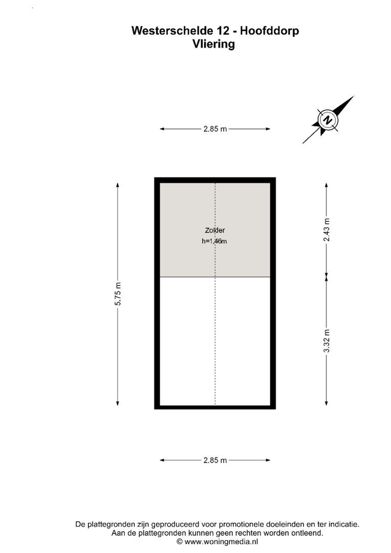 Westerschelde 12, Hoofddorp plattegrond-3