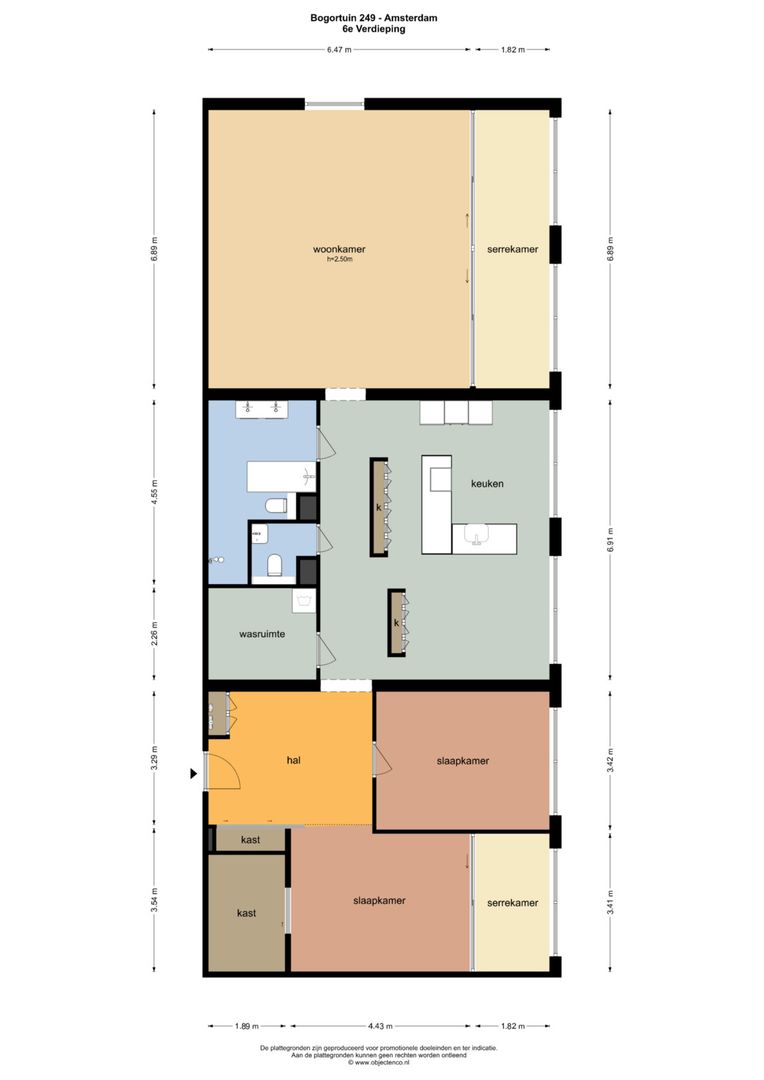 Bogortuin 249, Amsterdam plattegrond-0