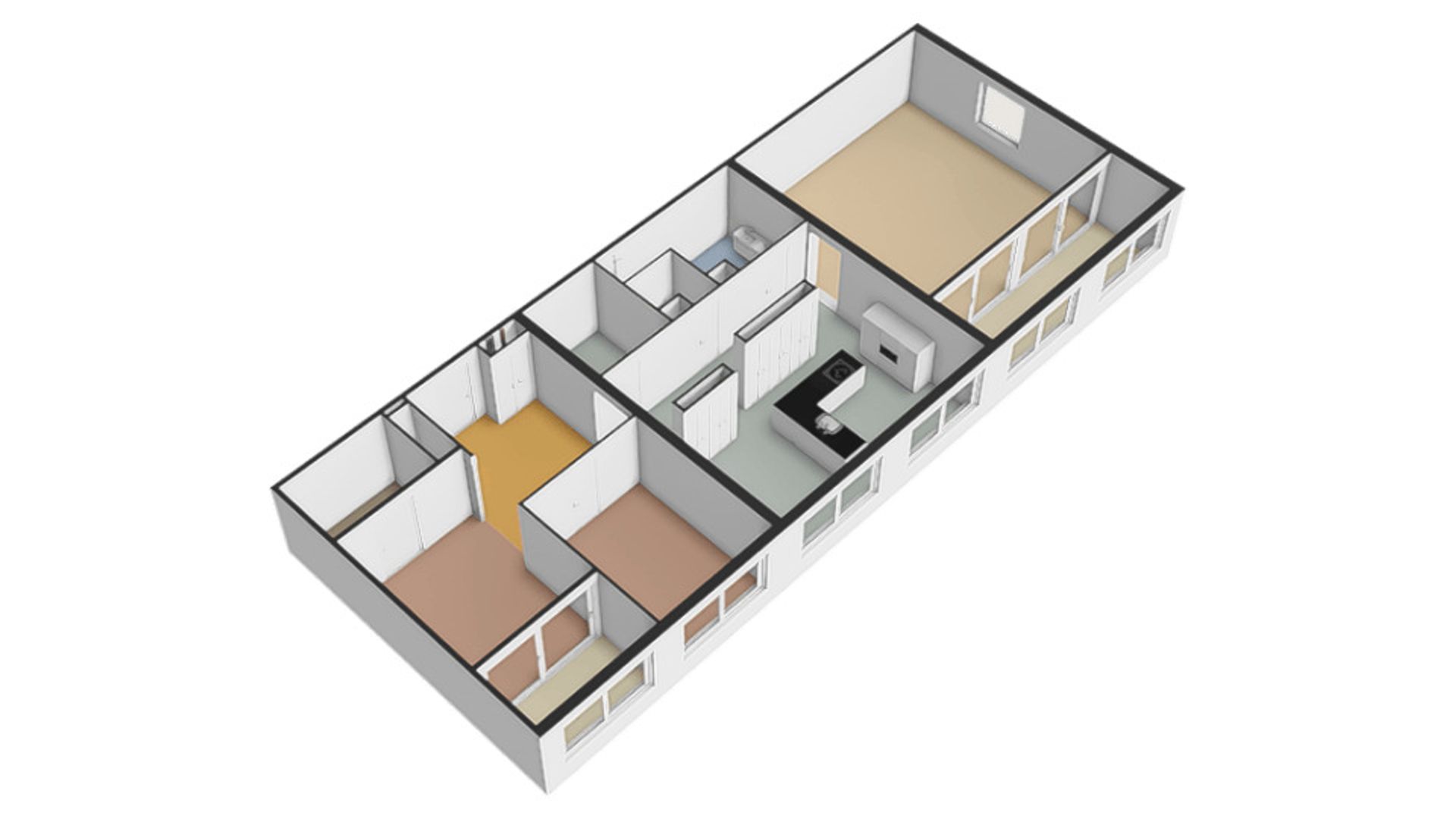 Bogortuin 249, Amsterdam plattegrond-2