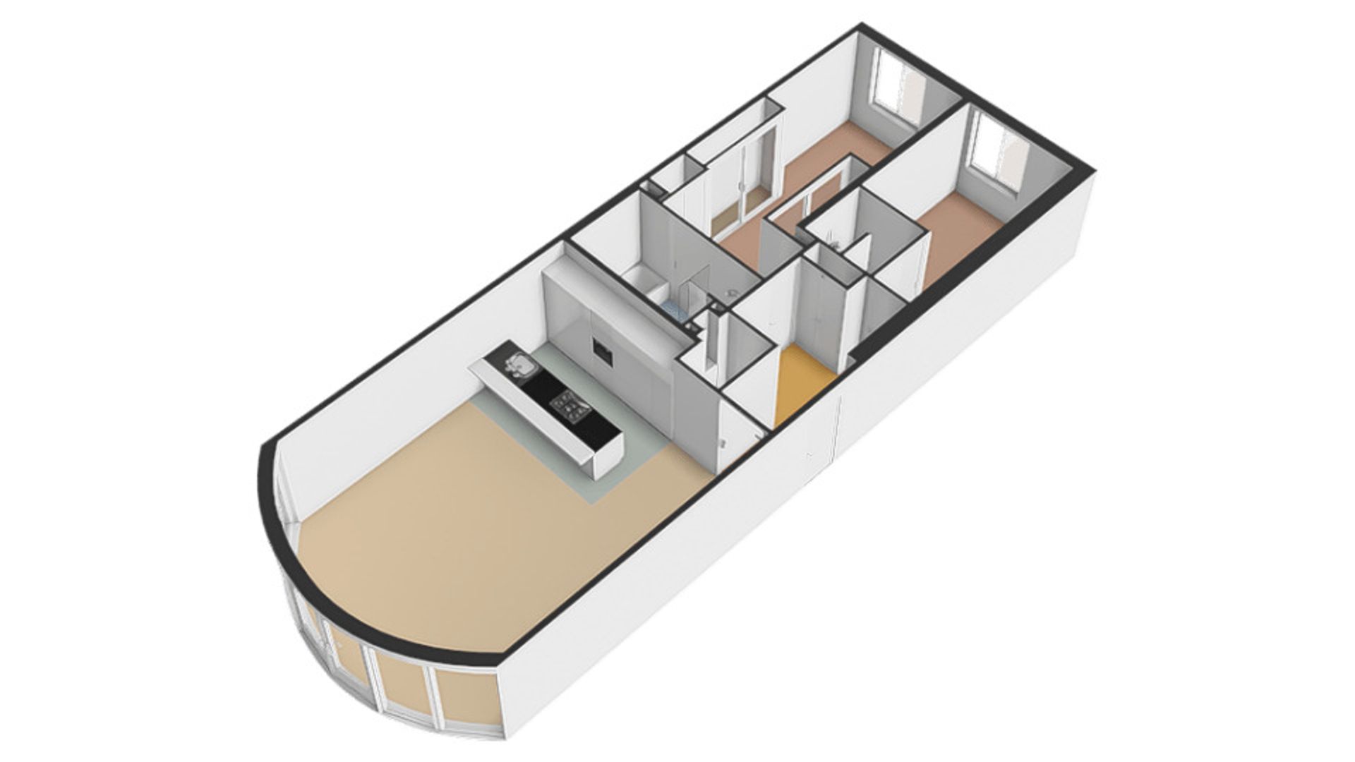 Pieter de Hoochstraat 5 F, Amsterdam plattegrond-5