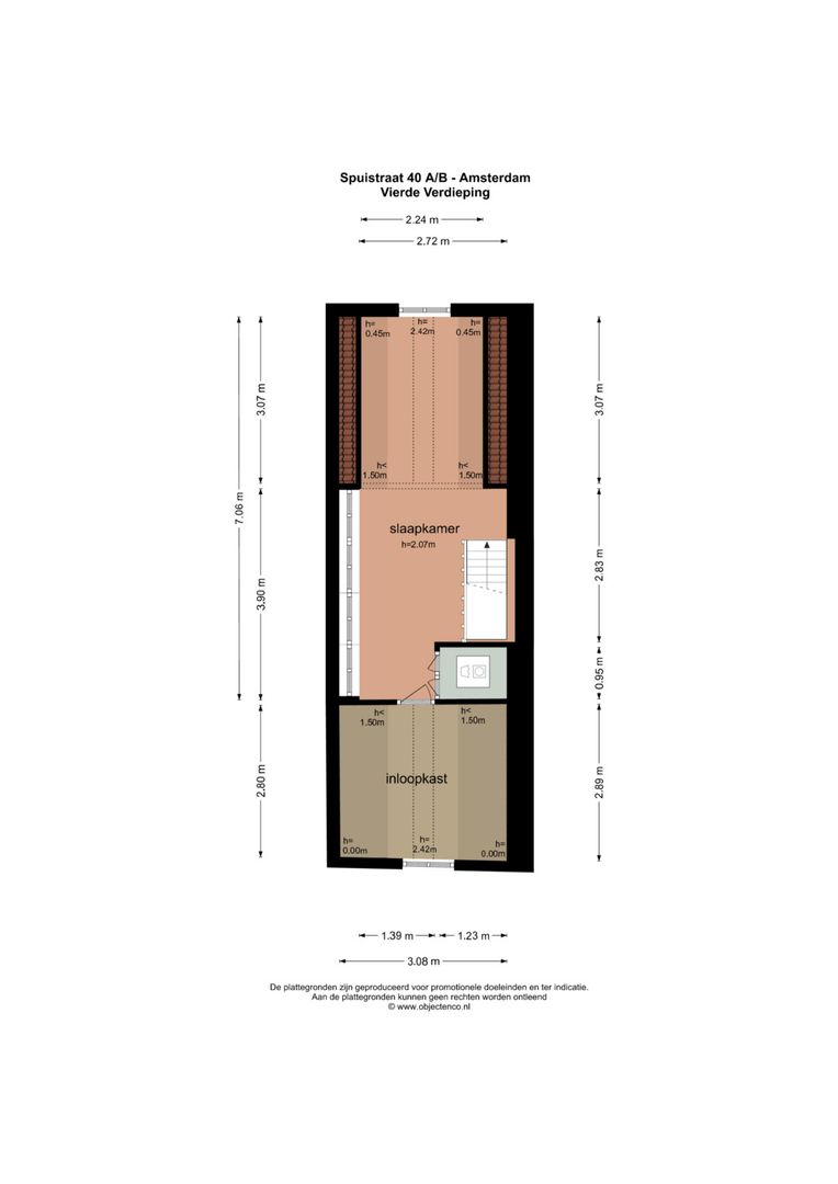Spuistraat 40 A, Amsterdam plattegrond-5