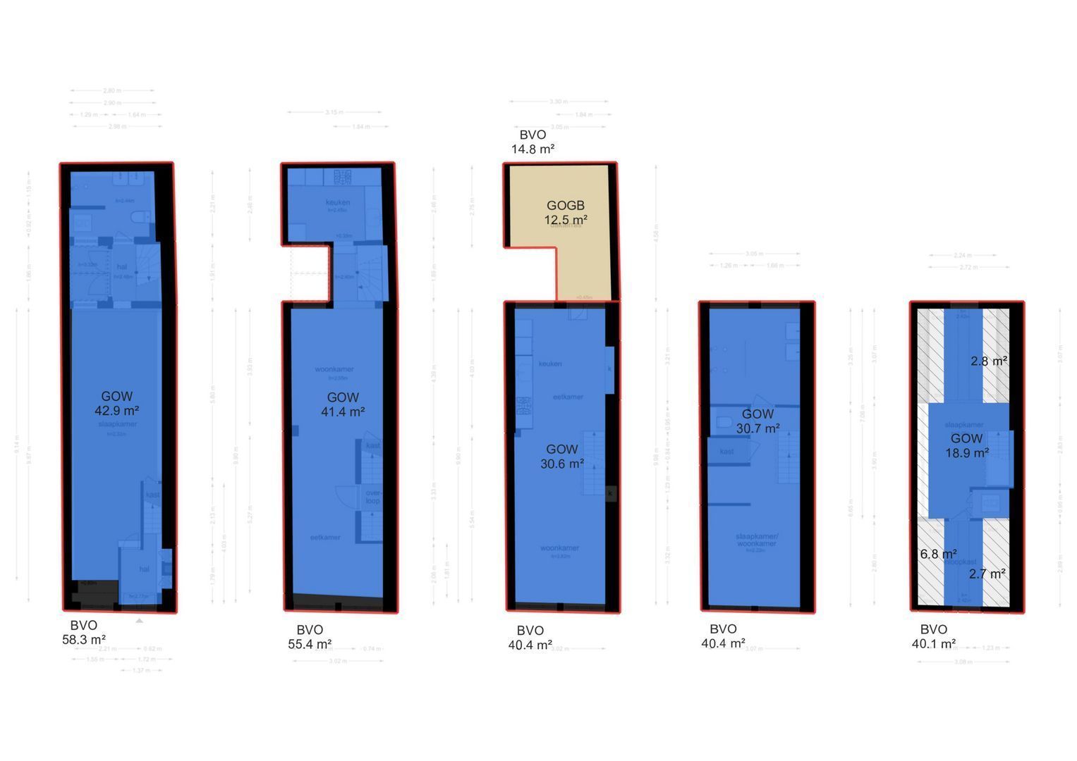 Spuistraat 40 A, Amsterdam plattegrond-0
