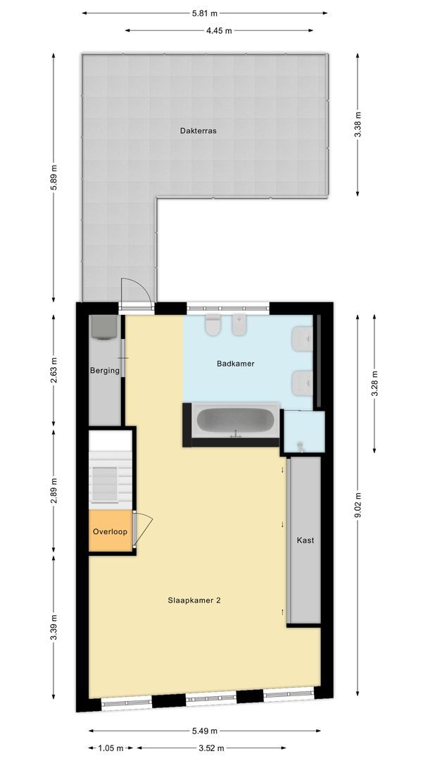 Herengracht 263, Amsterdam plattegrond-2