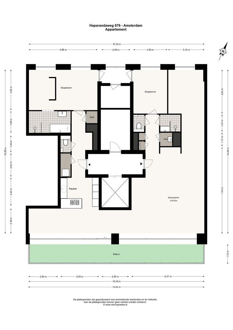 Haparandaweg 676, Amsterdam plattegrond-0