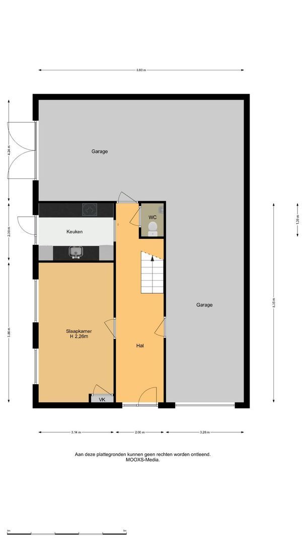 Kooilandsedijk 2, Strijen plattegrond-1