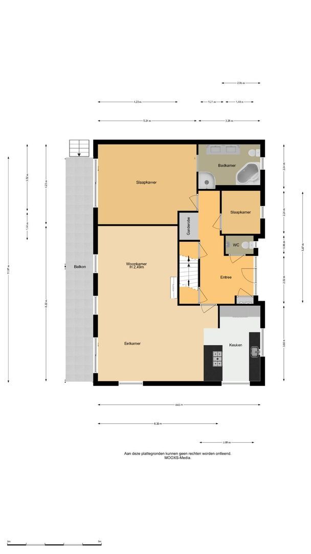 Kooilandsedijk 2, Strijen plattegrond-0