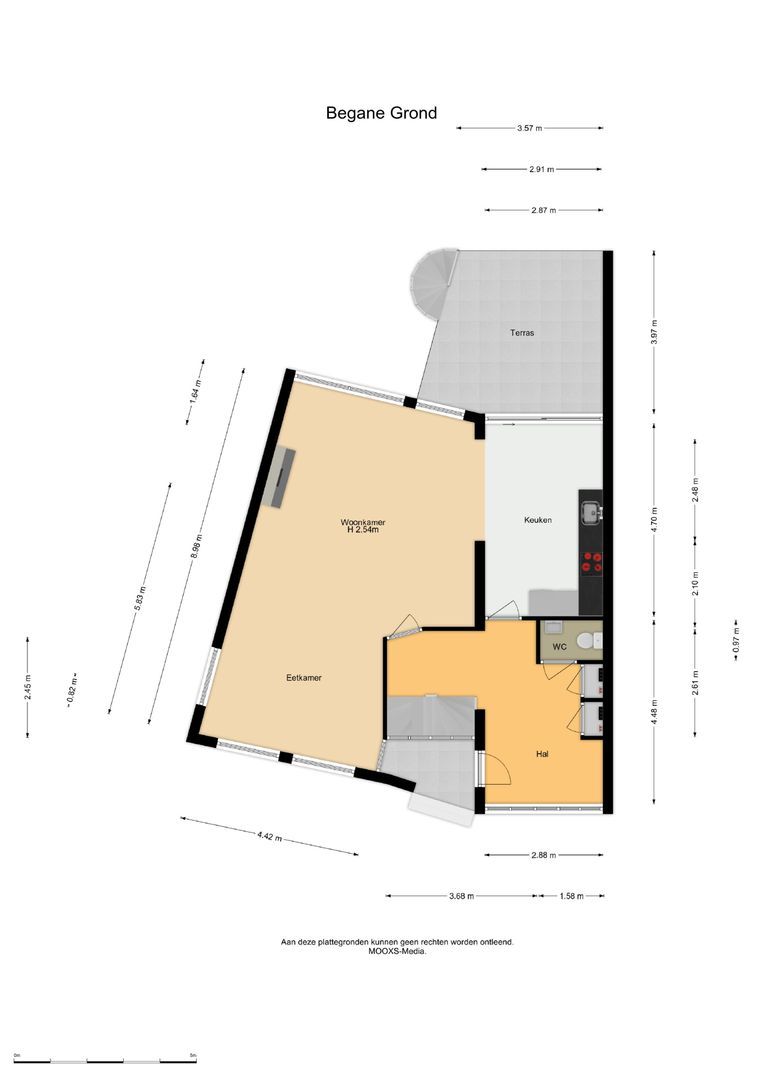 Dorpsstraat 68, Maasdam plattegrond-0