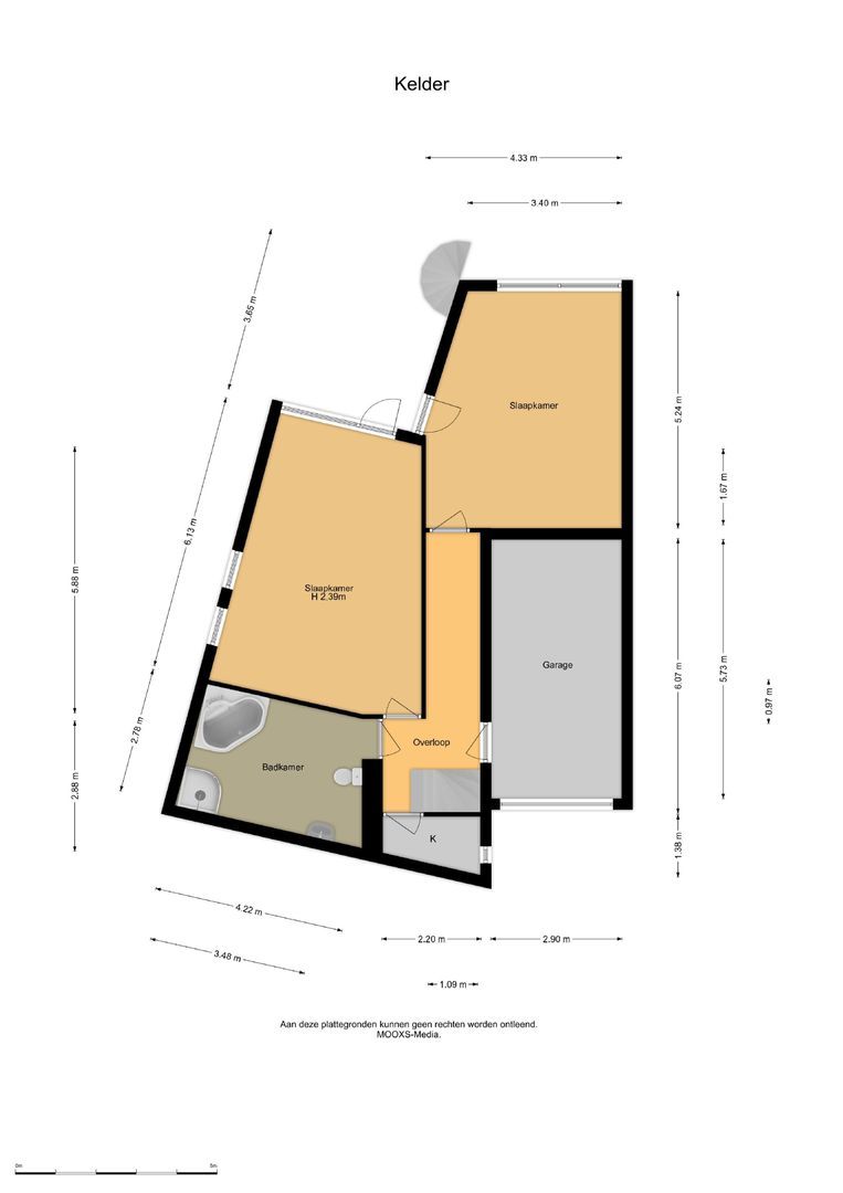 Dorpsstraat 68, Maasdam plattegrond-2