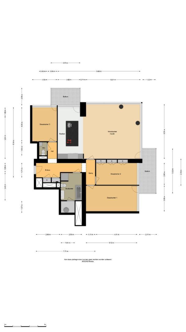 Baan 48 M, Rotterdam plattegrond-0
