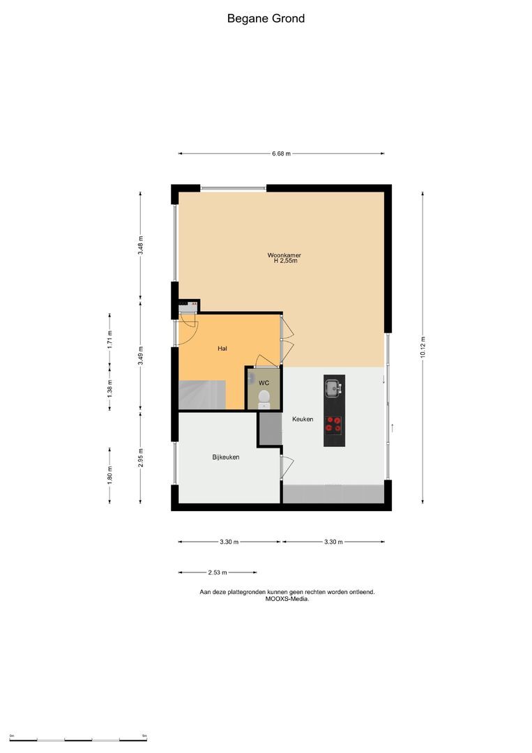 Zwanegatsedijk 4 A, Maasdam plattegrond-0