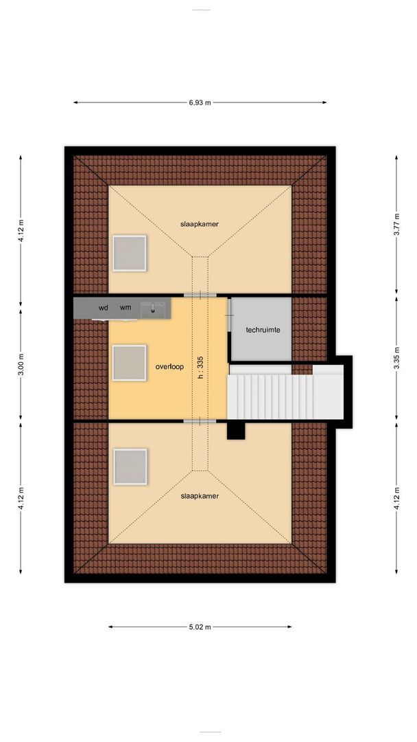 Johannes Kolfstraat 6, Westmaas plattegrond-2