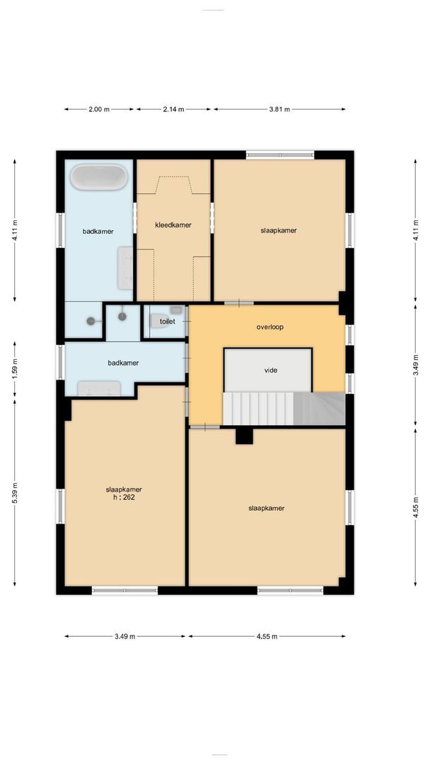 Johannes Kolfstraat 6, Westmaas plattegrond-1