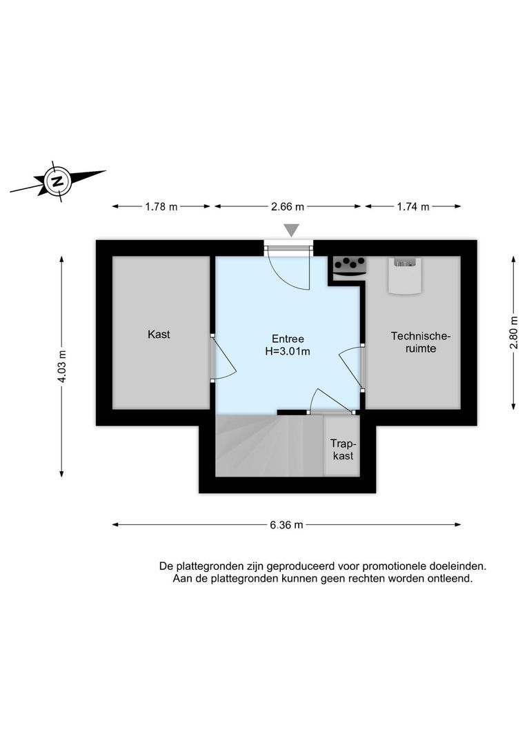 Smidsweg 1 B, Westmaas plattegrond-1