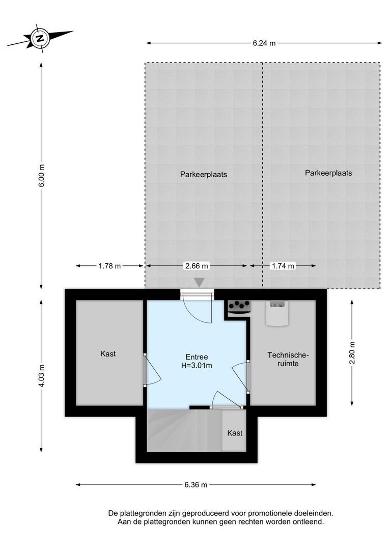 Smidsweg 1 B, Westmaas plattegrond-2