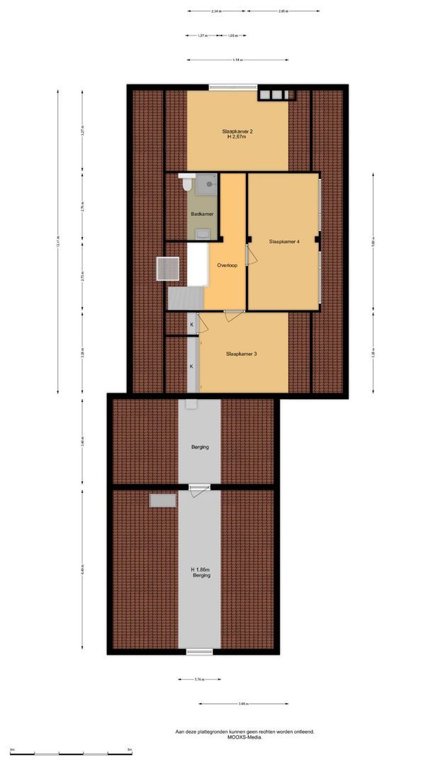 Molenweg 3, Mijnsheerenland plattegrond-1