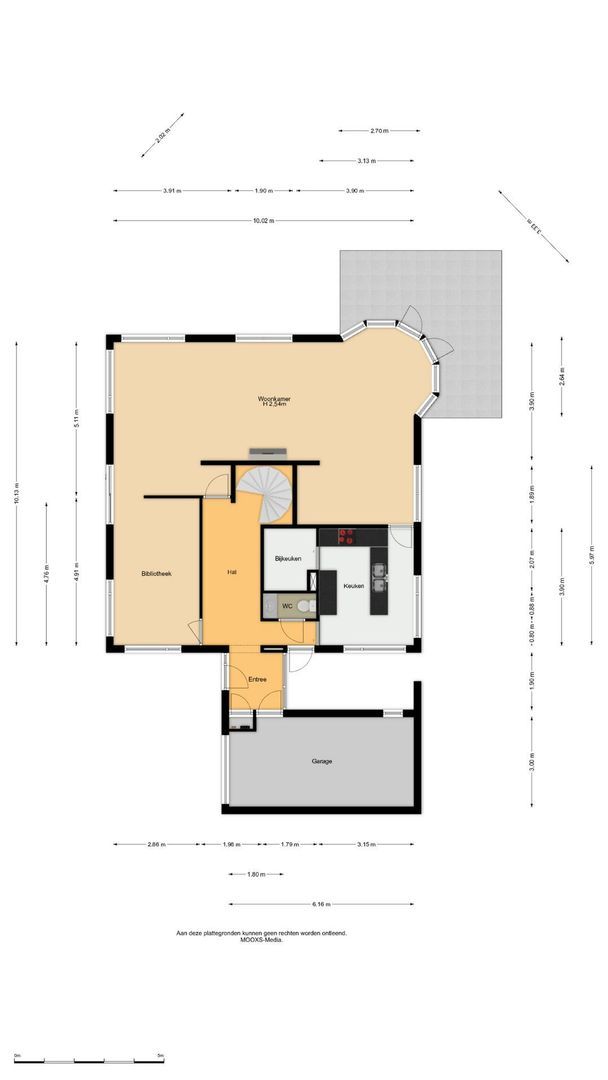 Ambachtsherenlaan 3, Mijnsheerenland plattegrond-0