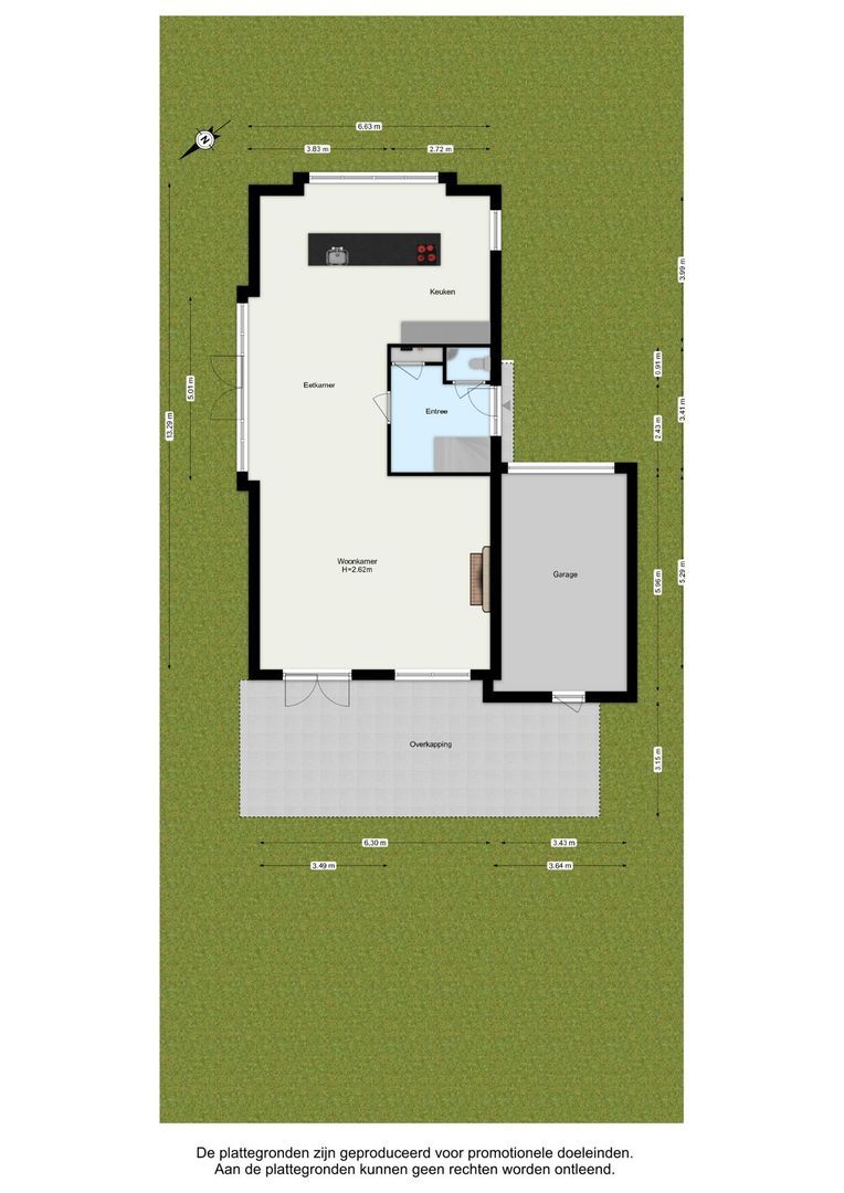 Cor Dirksestraat 26, Mijnsheerenland plattegrond-4