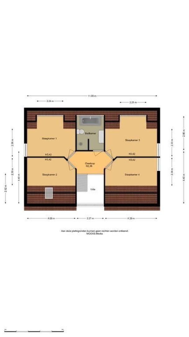 Nieuwstraat 44, Westmaas plattegrond-1