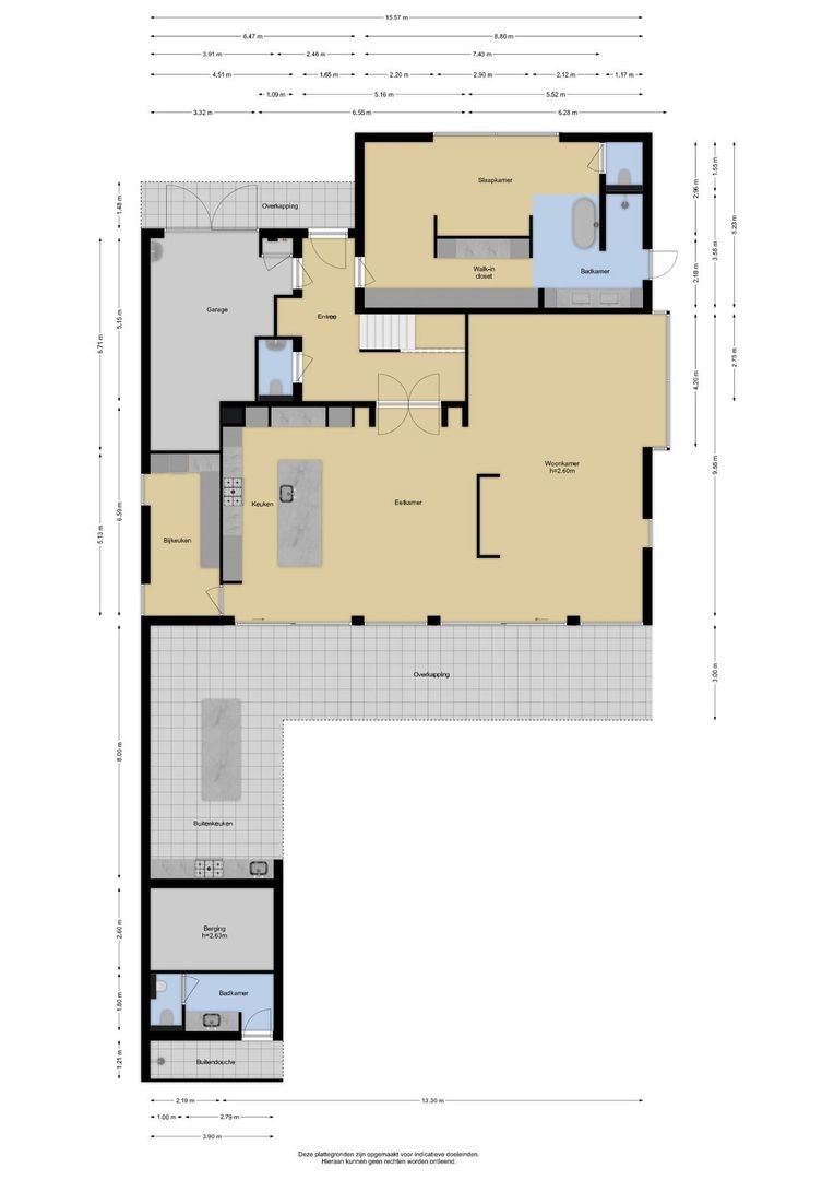 Achterdijk 5 b, Rhoon plattegrond-0
