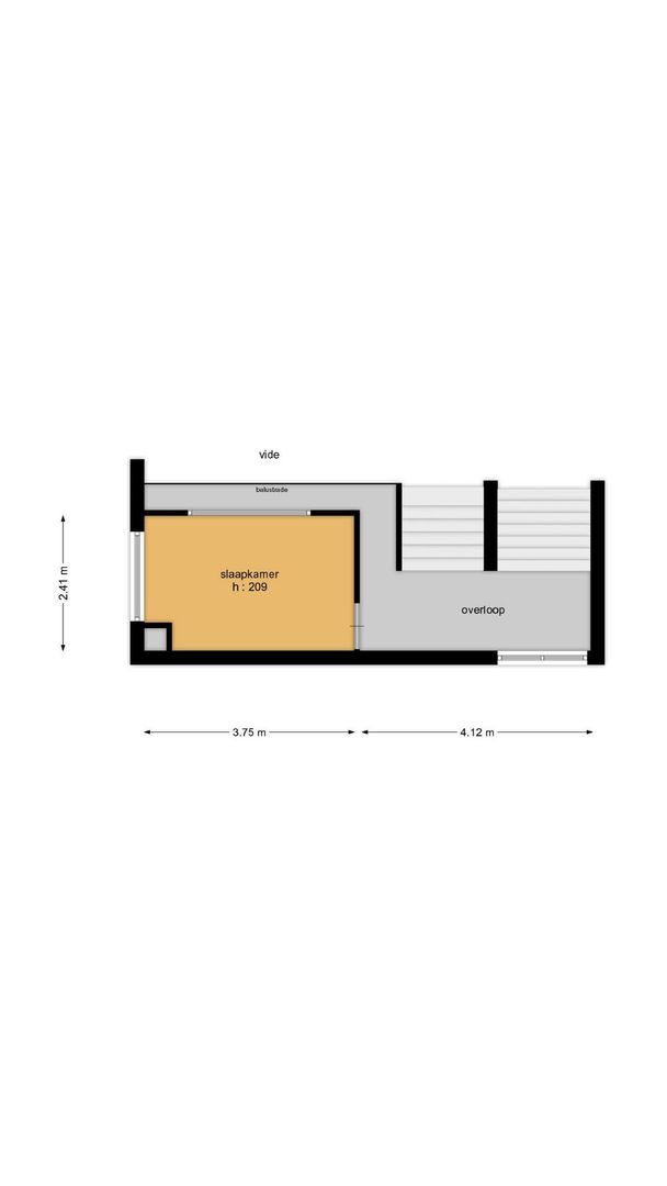 Grotekerksbuurt 9 A, Dordrecht plattegrond-3