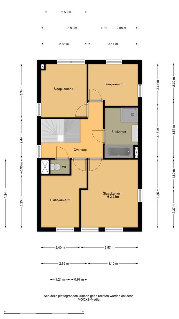 E. Hamburgerstraat 21, Heinenoord plattegrond-1