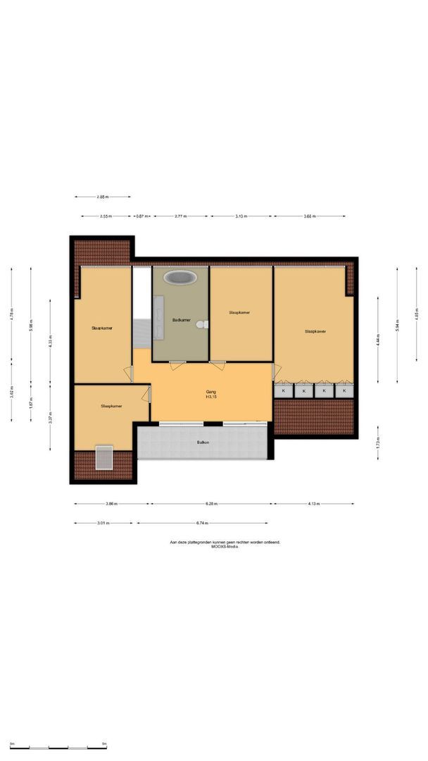 Boezemsingel 30, Oud-Beijerland plattegrond-1