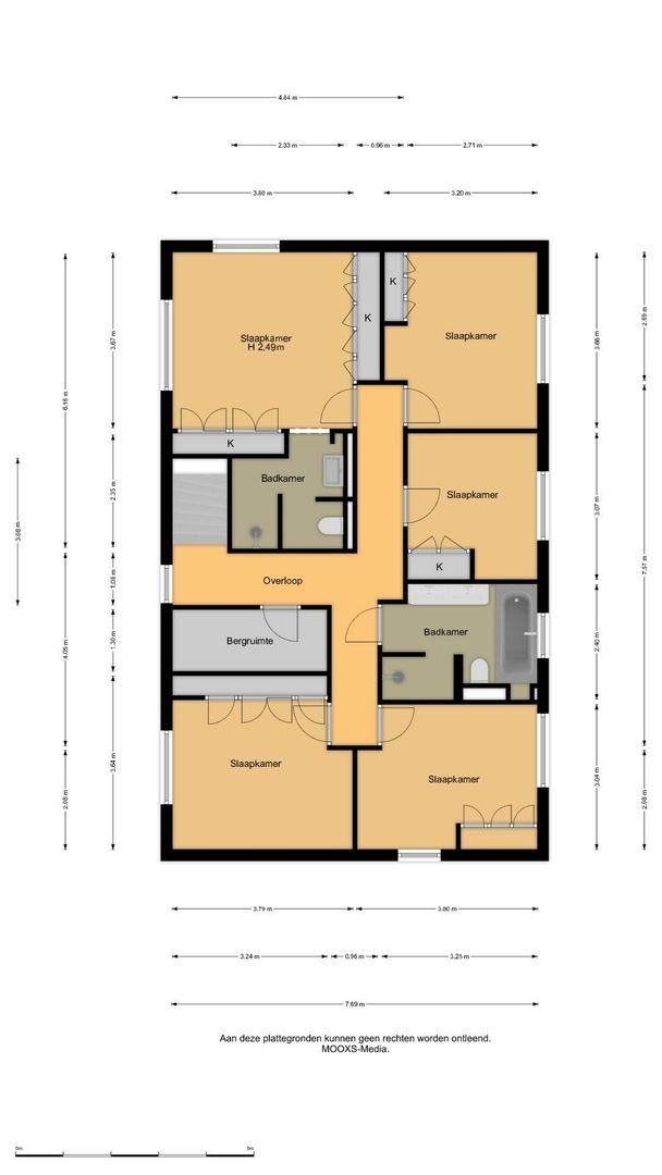 Laan van Moerkerken 55, Mijnsheerenland plattegrond-0