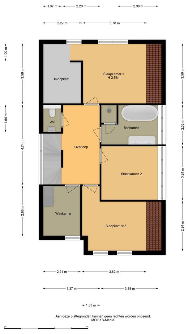 Dirk Oosthoeklaan 7, Hekelingen plattegrond-1