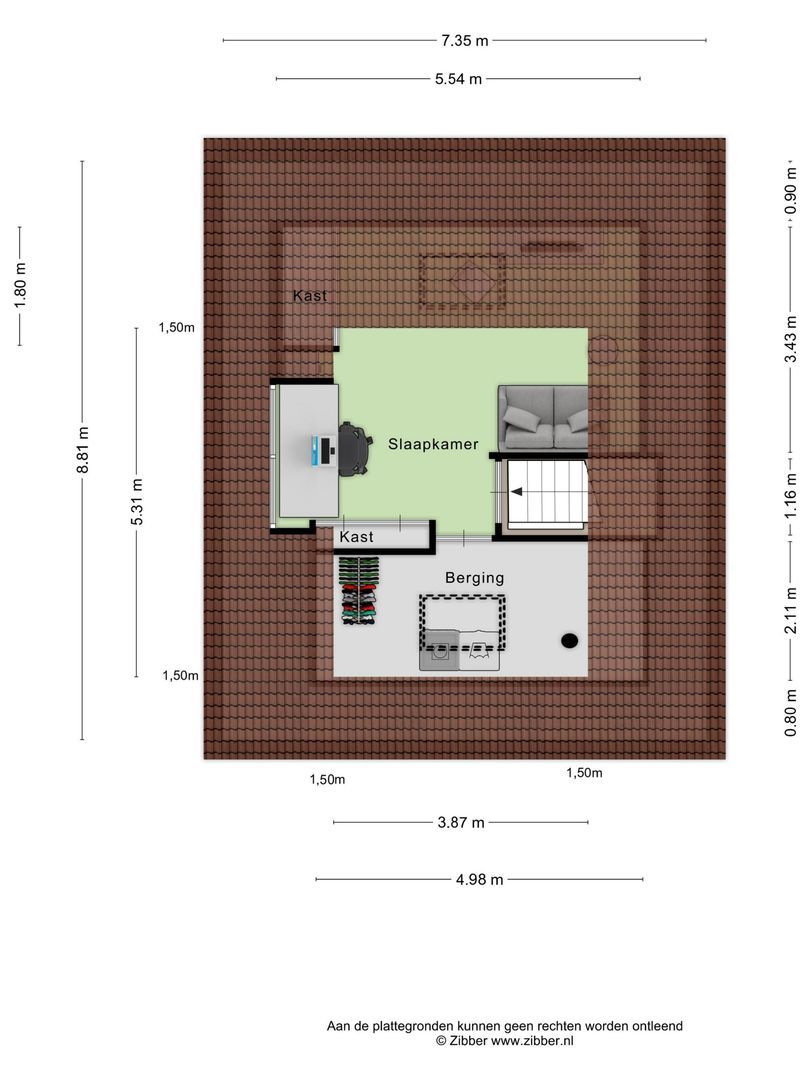 Ravensteinlaan 7, Roosendaal plattegrond-3