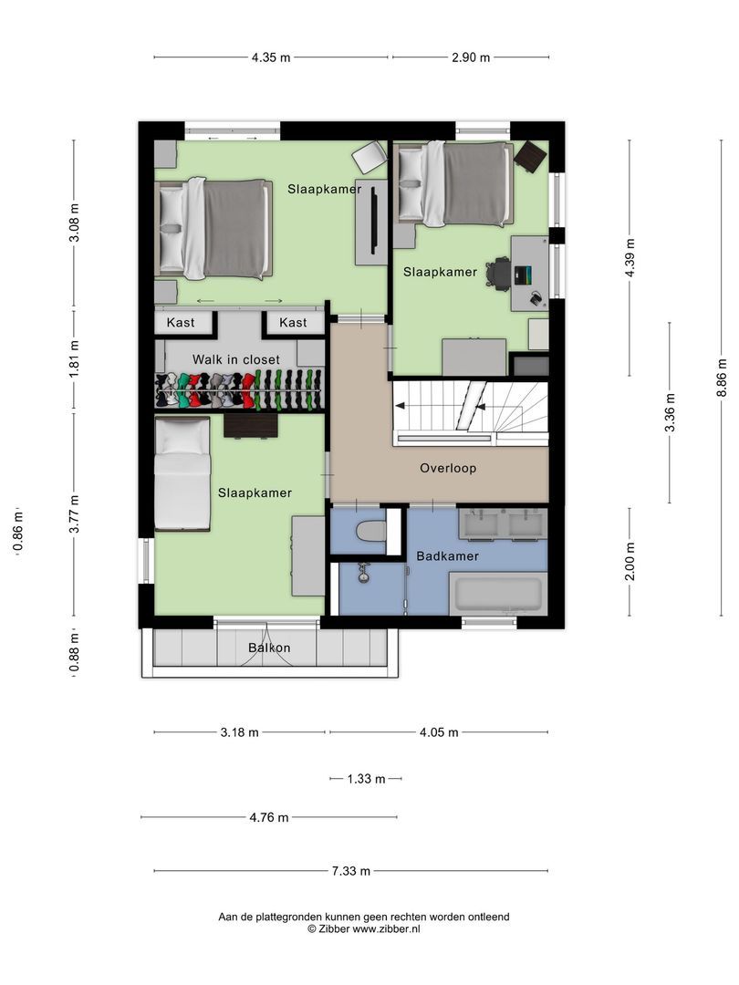 Ravensteinlaan 7, Roosendaal plattegrond-2