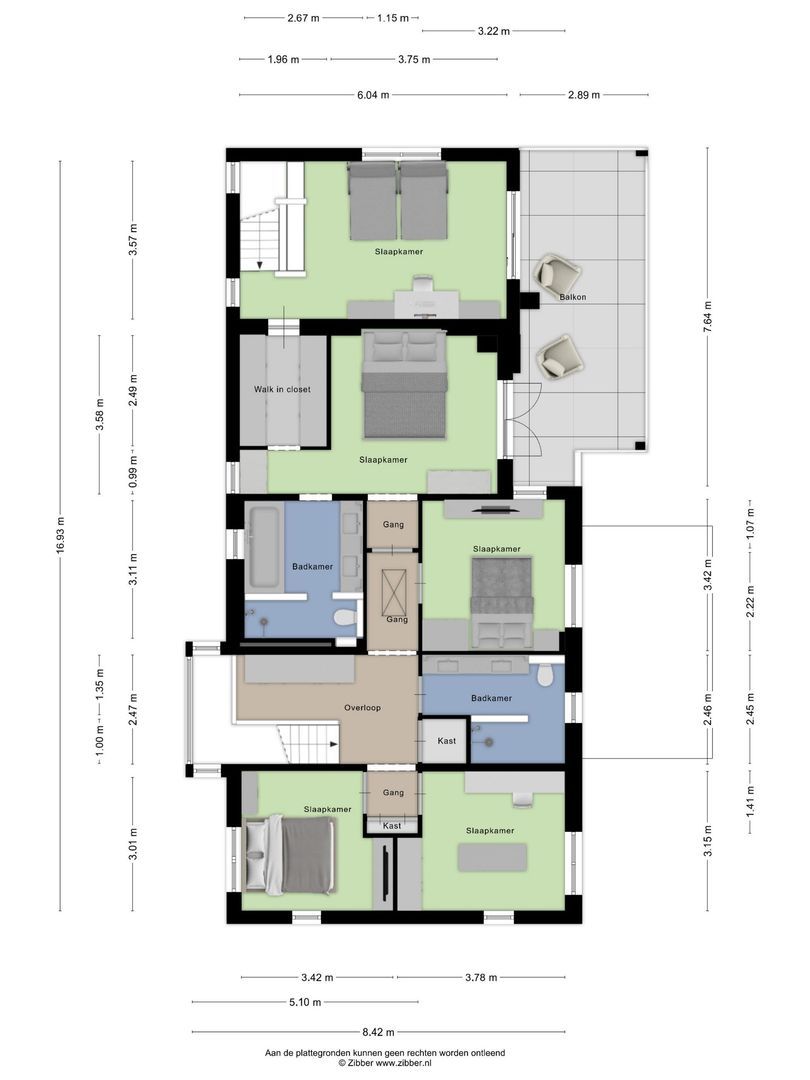 Bronkhorstdreef 24, Roosendaal plattegrond-2
