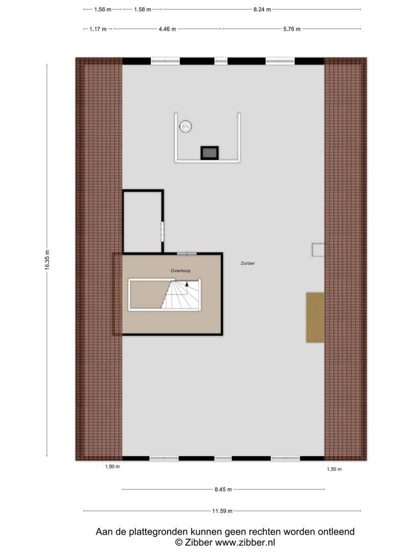 Bergsestraat 45, Wouw plattegrond-8