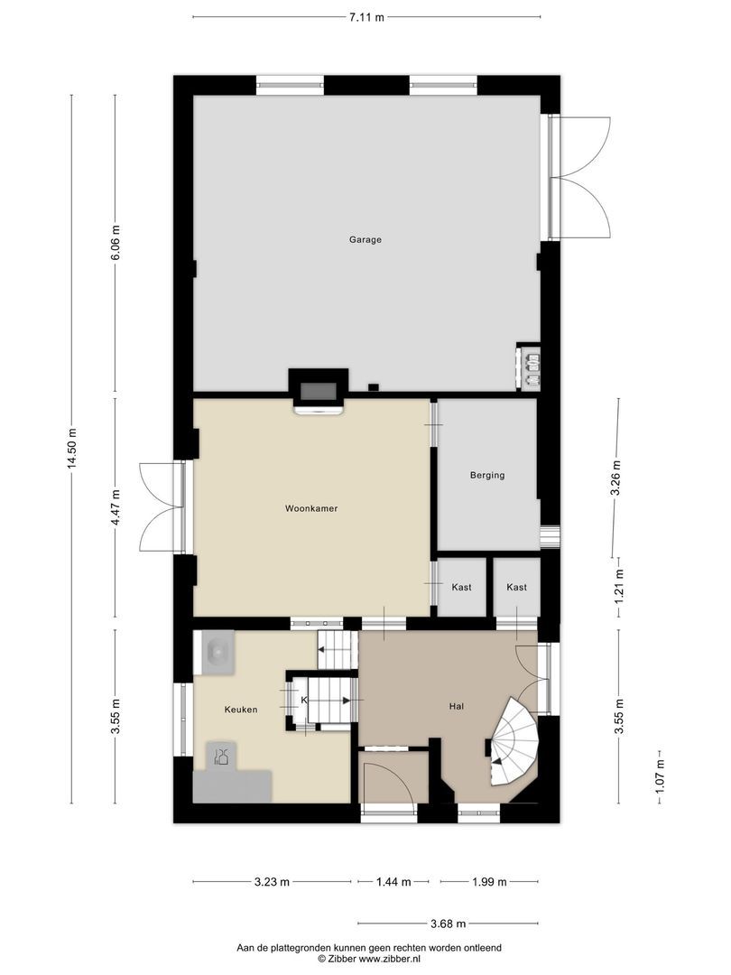 Bergsestraat 45, Wouw plattegrond-3