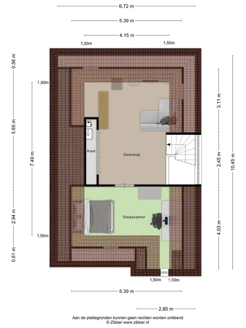 Brakesteinlaan 1, Roosendaal plattegrond-3