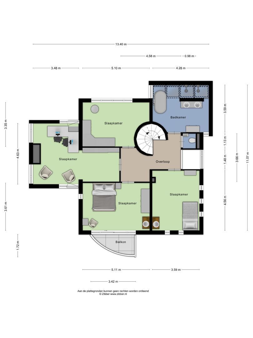 Tindijk 1, Roosendaal plattegrond-2