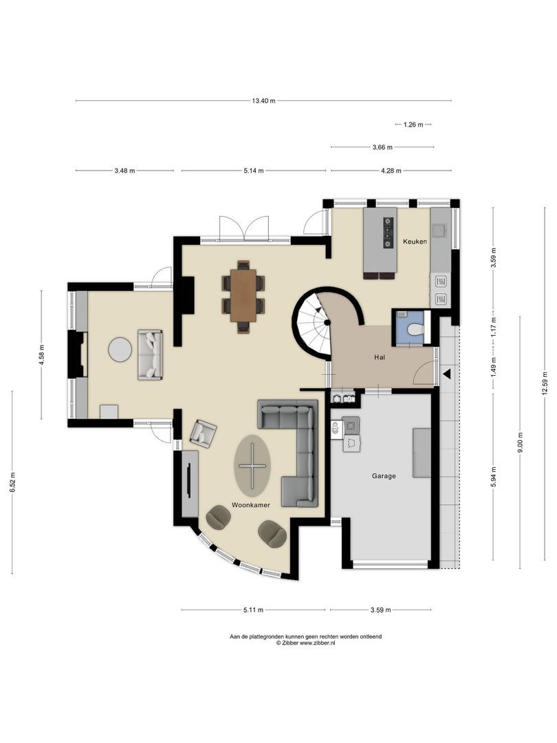 Tindijk 1, Roosendaal plattegrond-1