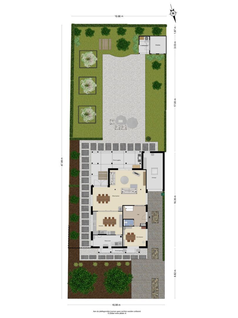 Bronkhorstdreef 54, Roosendaal plattegrond-0