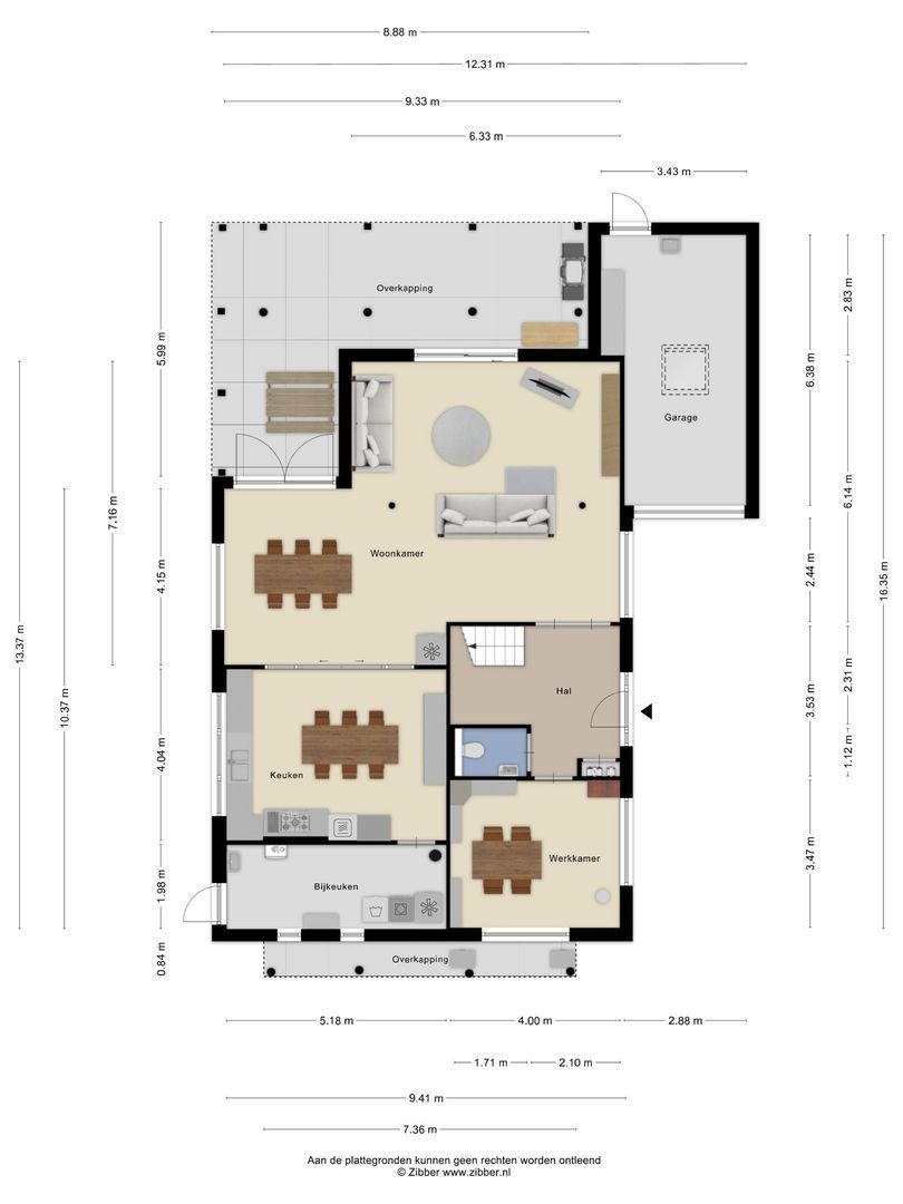 Bronkhorstdreef 54, Roosendaal plattegrond-1