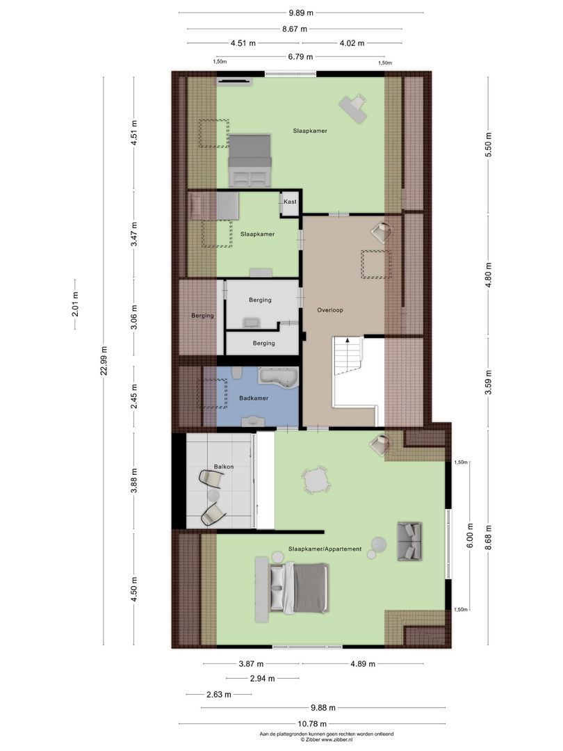 Scherpenbergsebaan 6, Schijf plattegrond-1
