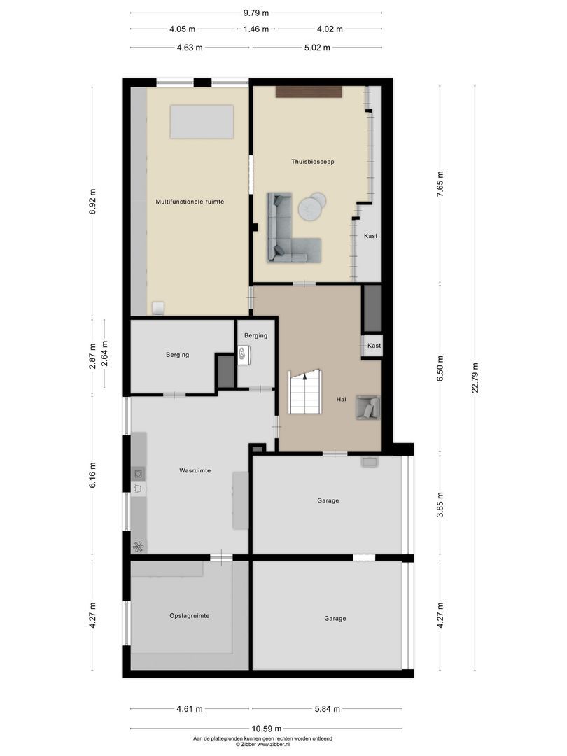 Scherpenbergsebaan 6, Schijf plattegrond-2