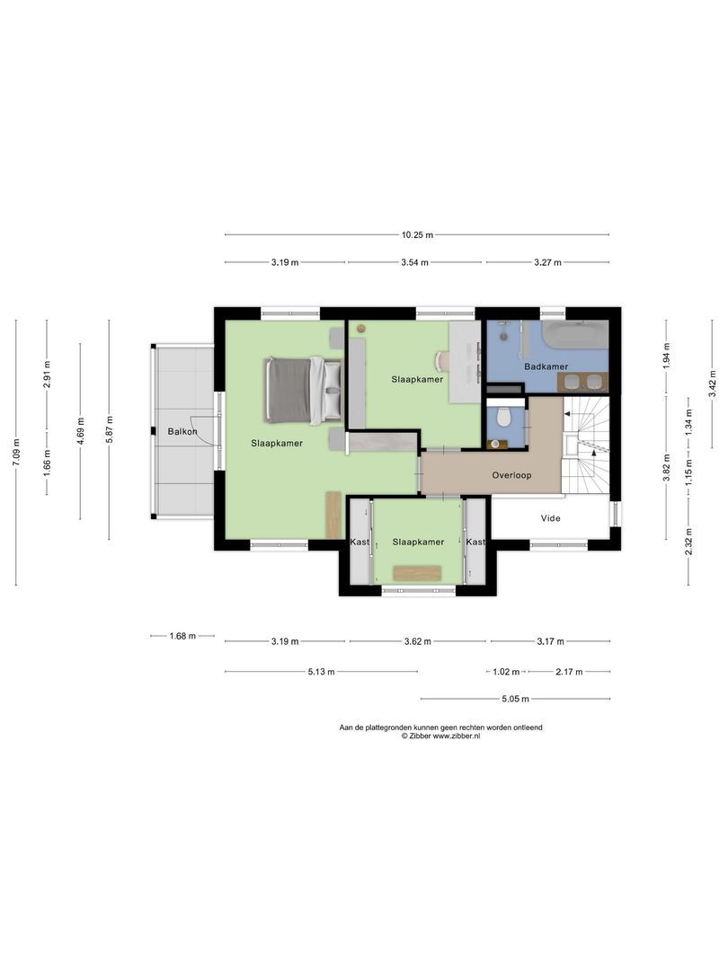 Zoudtlandlaan 34, Roosendaal plattegrond-2