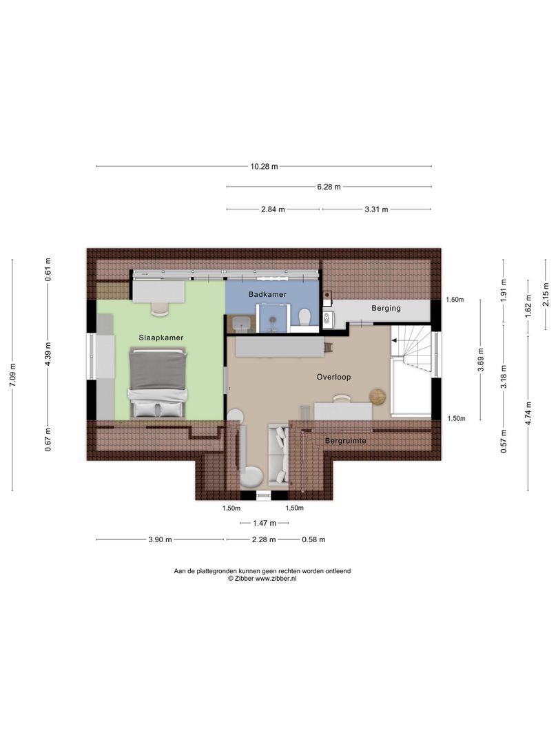 Zoudtlandlaan 34, Roosendaal plattegrond-3
