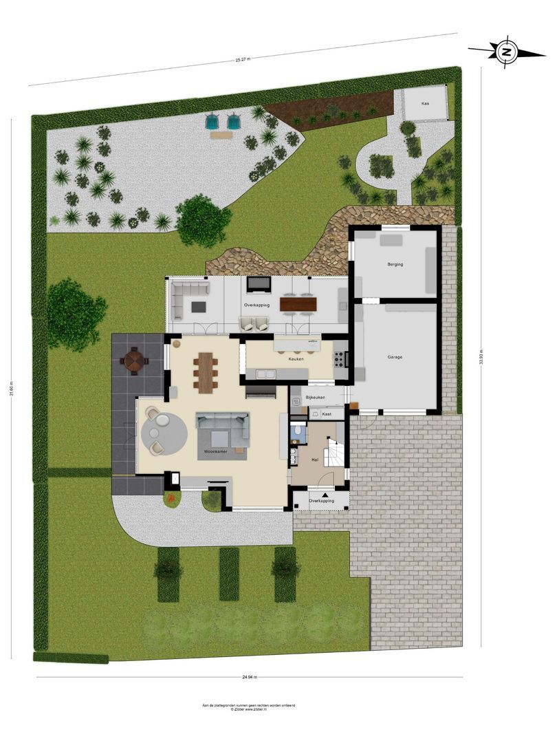 Zoudtlandlaan 34, Roosendaal plattegrond-0