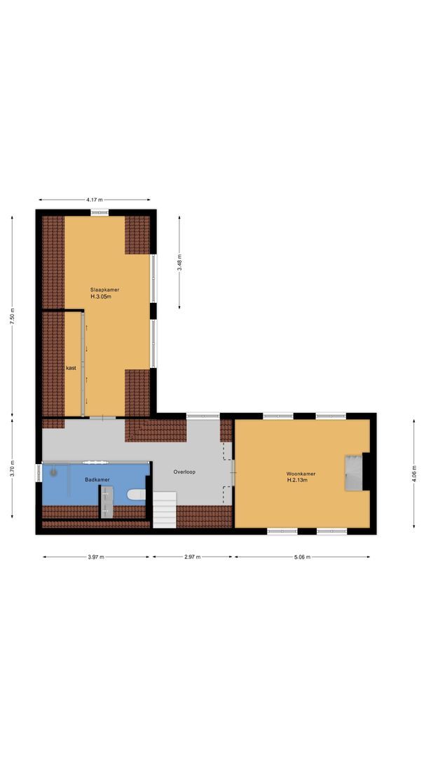 Molenwal 32, Culemborg plattegrond-2